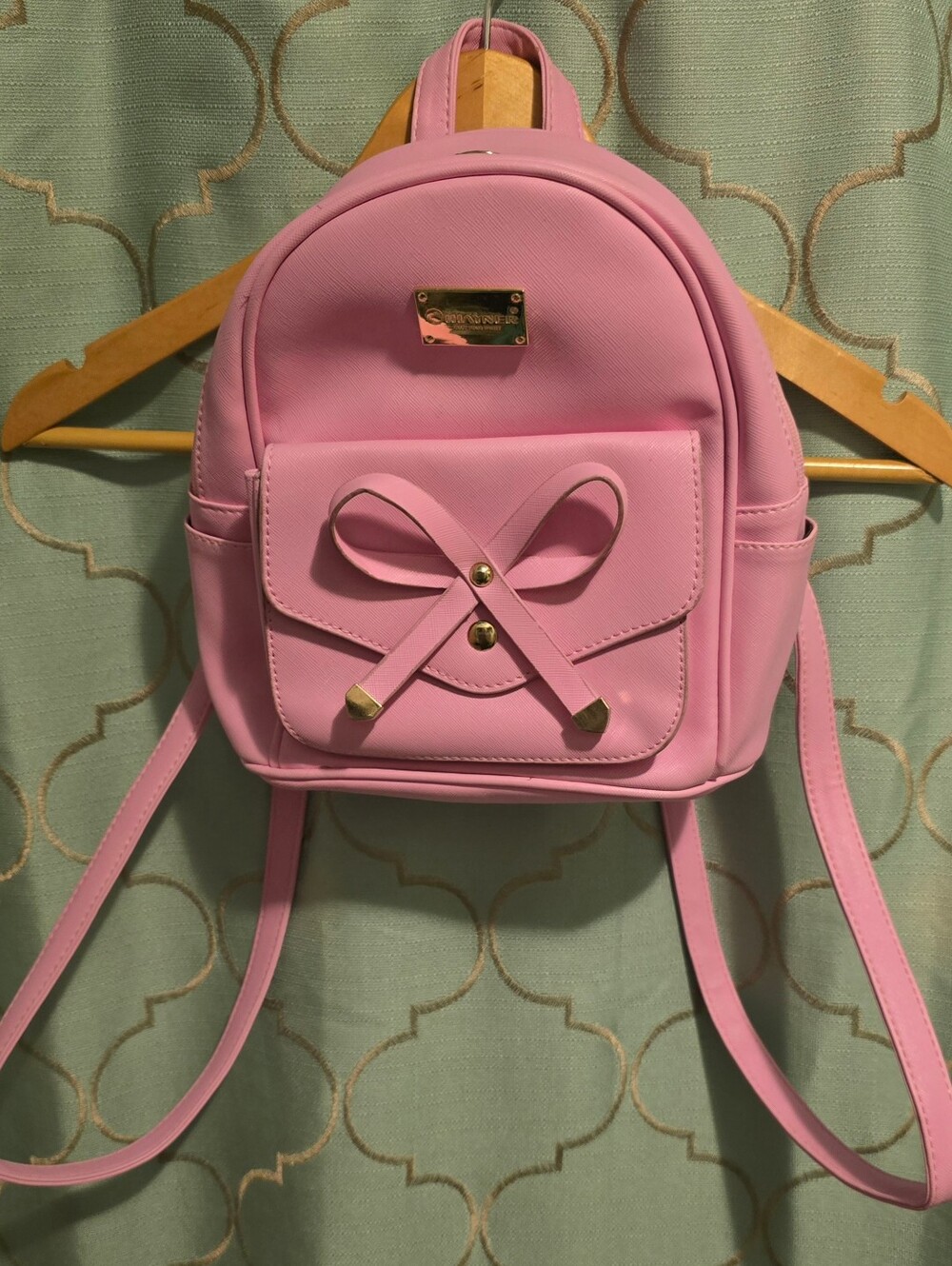 Ihayner Mini Backpack Purse Bag Bright Pink